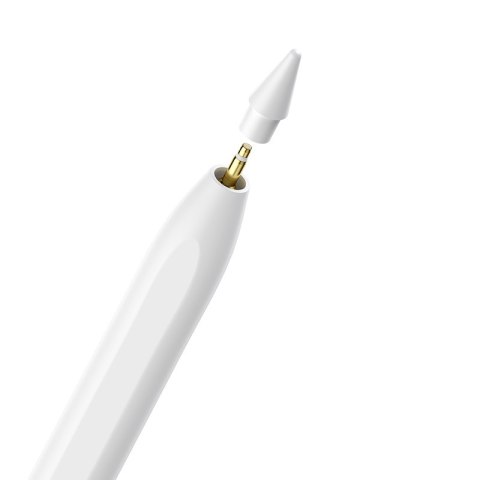 Rysik stylus do iPad z aktywną wymienną końcówką Smooth Writing 2 + kabel USB-A biały Rysik stylus do iPad z aktywną wymienną końcówką Smooth Writing 2 + kabel USB-A biały