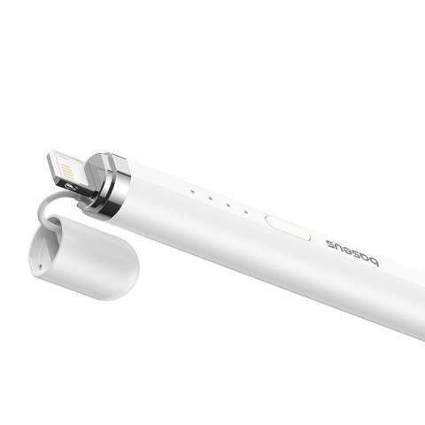 Rysik stylus do iPad z aktywną wymienną końcówką Smooth Writing 2 + kabel USB-A biały Rysik stylus do iPad z aktywną wymienną końcówką Smooth Writing 2 + kabel USB-A biały