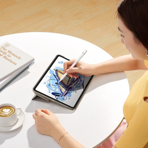 Rysik stylus do iPad z aktywną wymienną końcówką Smooth Writing 2 + kabel USB-A biały Rysik stylus do iPad z aktywną wymienną końcówką Smooth Writing 2 + kabel USB-A biały