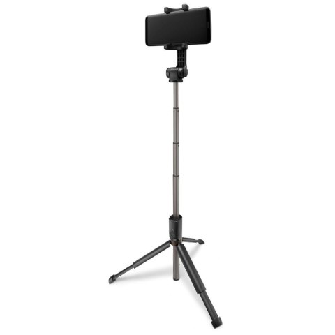 2w1 Kijek teleskopowy Selfie Stick z pilotem i ze statywem stojakiem do telefonu czarny 2w1 Kijek teleskopowy Selfie Stick z pilotem i ze statywem stojakiem do telefonu czarny
