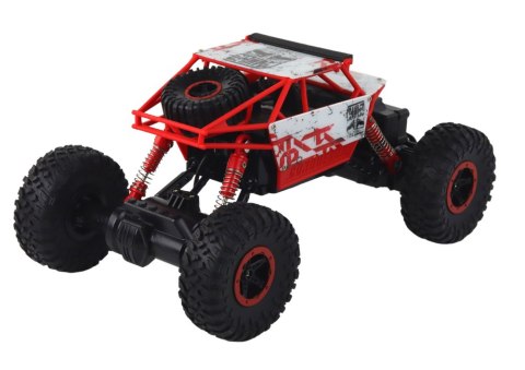 Auto Terenowe Zdalnie Sterowane RC 1:18 2.4G Czerwone Auto Terenowe Zdalnie Sterowane RC 1:18 2.4G Czerwone