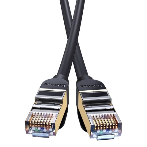 Szybki kabel sieciowy patchcord RJ45 10Gbps Cat 7 Speed Seven 8m czarny Szybki kabel sieciowy patchcord RJ45 10Gbps Cat 7 Speed Seven 8m czarny