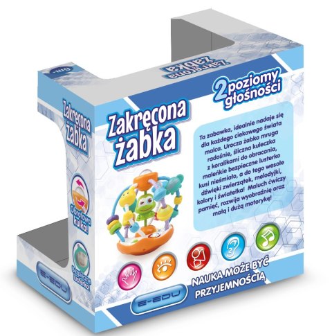 EDUKACYJNA ZAKRĘCONA ŻABKA MÓWI ŚPIEWA ŚWIECI +6M EDUKACYJNA ZAKRĘCONA ŻABKA MÓWI ŚPIEWA ŚWIECI +6M