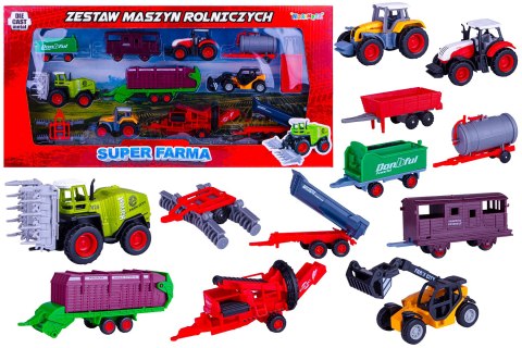 MEGA ZESTAW 4 TRAKTORY 8 MASZYN KOMBAJN ROLNICZE MEGA ZESTAW 4 TRAKTORY 8 MASZYN KOMBAJN ROLNICZE