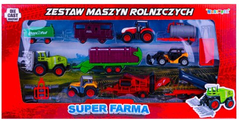 MEGA ZESTAW 4 TRAKTORY 8 MASZYN KOMBAJN ROLNICZE MEGA ZESTAW 4 TRAKTORY 8 MASZYN KOMBAJN ROLNICZE