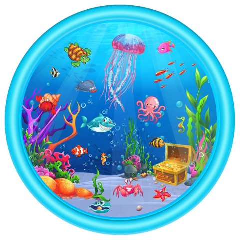 Mata Wodna - Zraszacz Skarby Oceanu śred 110cm PVC Mata Wodna - Zraszacz Skarby Oceanu śred 110cm PVC
