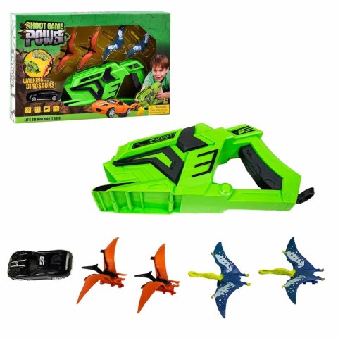 WYRZUTNIA PISTOLET 2W1 1xSAMOCHODZIK PTERODAKTYLE WYRZUTNIA PISTOLET 2W1 1xSAMOCHODZIK PTERODAKTYLE