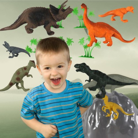 DUZY ZESTAW W TUBIE DINOZAURY FIGURY 34 ELE T-REX DUZY ZESTAW W TUBIE DINOZAURY FIGURY 34 ELE T-REX