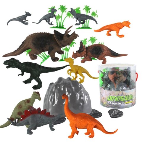 DUZY ZESTAW W TUBIE DINOZAURY FIGURY 34 ELE T-REX DUZY ZESTAW W TUBIE DINOZAURY FIGURY 34 ELE T-REX