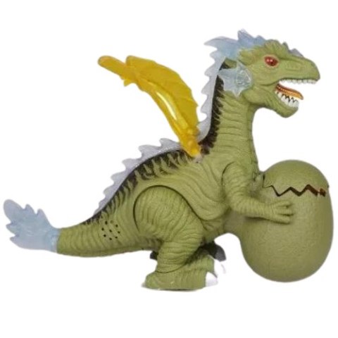 SMOK DINOZAUR ŚWIATŁO DŻWIĘK CHODZI RYCZY + JAJO SMOK DINOZAUR ŚWIATŁO DŻWIĘK CHODZI RYCZY + JAJO