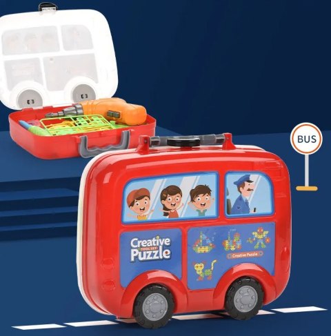 WKRĘTARKA WIERTARKA ZESTAW KONSTRUKCYJNY ŚRUBKI 3D WKRĘTARKA WIERTARKA ZESTAW KONSTRUKCYJNY ŚRUBKI 3D