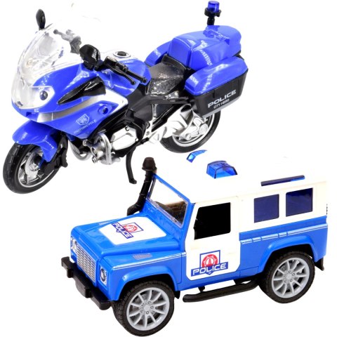 ZESTAW JEEP MOTOR POLICJA POLICJA ŚWIATŁO DŹWIĘKI ZESTAW JEEP MOTOR POLICJA POLICJA ŚWIATŁO DŹWIĘKI