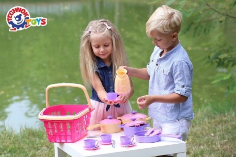 Zestaw kuchenny w koszyku NACZYNIA GARNKI KAWOWY Zestaw kuchenny w koszyku NACZYNIA GARNKI KAWOWY