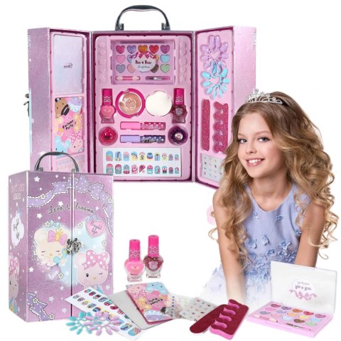 DUŻY KUFEREK WALIZKA KOSMETYKÓW PAZNOKCI MAKIJAŻ MAKEUP ZESTAW PIĘKNOŚCI DUŻY KUFEREK WALIZKA KOSMETYKÓW PAZNOKCI MAKIJAŻ MAKEUP ZESTAW PIĘKNOŚCI