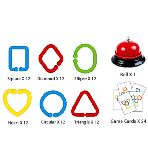 GRA ZRĘCZNOŚCIOWA RING GAME POŁĄCZ OBRĘCZE KARTY GRA ZRĘCZNOŚCIOWA RING GAME POŁĄCZ OBRĘCZE KARTY