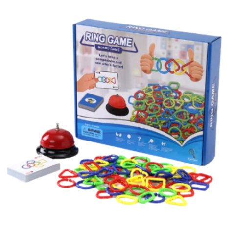 GRA ZRĘCZNOŚCIOWA RING GAME POŁĄCZ OBRĘCZE KARTY GRA ZRĘCZNOŚCIOWA RING GAME POŁĄCZ OBRĘCZE KARTY