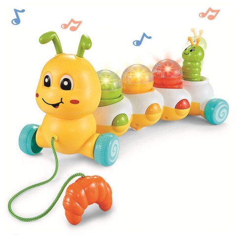 INTERAKTYWNA PEŁZAJĄCA GĄSIENICA LED MUZYKA +PIŁKI INTERAKTYWNA PEŁZAJĄCA GĄSIENICA LED MUZYKA +PIŁKI