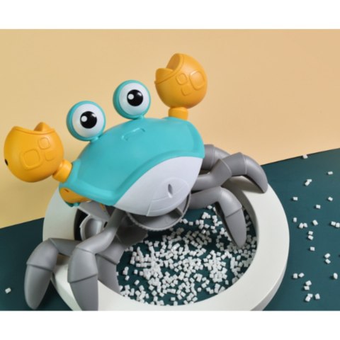 PEŁZAJĄCY UCIEKAJĄCY KRAB INTERAKTYWNY DŹWIĘK MUZYKA GRA CZUJNIK PEŁZAJĄCY UCIEKAJĄCY KRAB INTERAKTYWNY DŹWIĘK MUZYKA GRA CZUJNIK