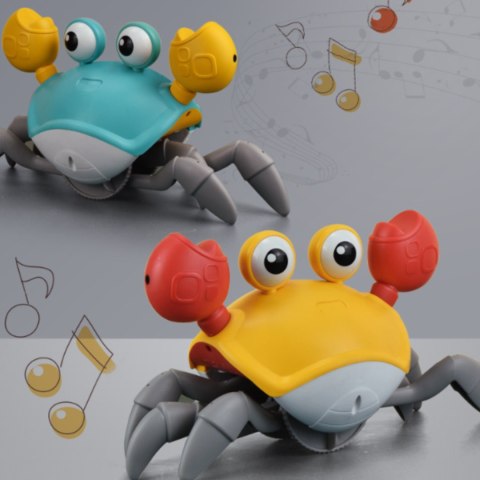 PEŁZAJĄCY UCIEKAJĄCY KRAB INTERAKTYWNY DŹWIĘK MUZYKA GRA CZUJNIK PEŁZAJĄCY UCIEKAJĄCY KRAB INTERAKTYWNY DŹWIĘK MUZYKA GRA CZUJNIK
