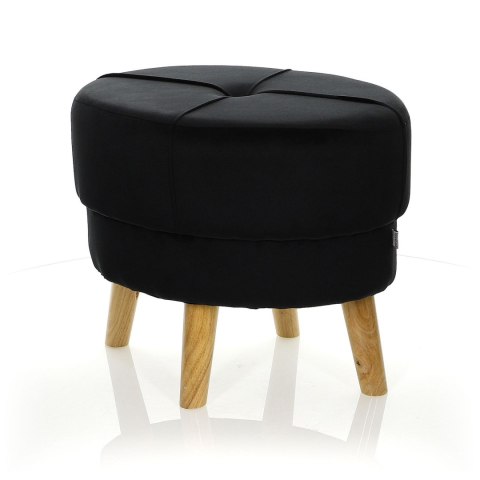Pufa Quinn - czarna 49x37x39.5cm Pufa Quinn - czarna 49x37x39.5cm