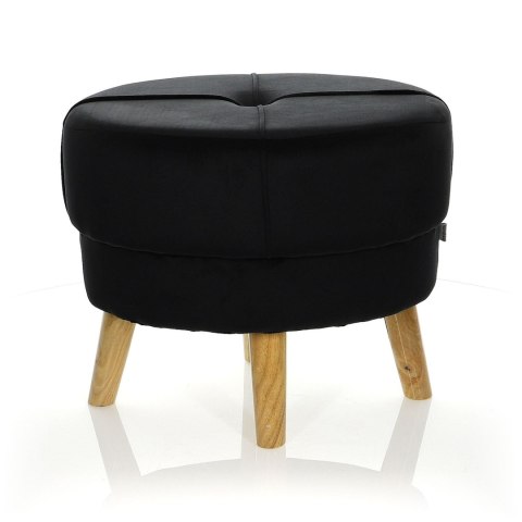 Pufa Quinn - czarna 49x37x39.5cm Pufa Quinn - czarna 49x37x39.5cm