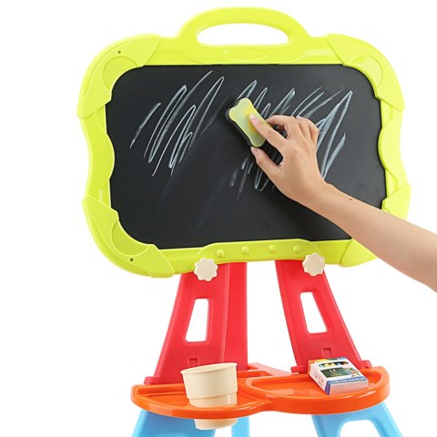 DUŻA DWUSTRONNA TABLICA MAGNETYCZNA SUCHOŚCIERALNA KREDA MARKERY + MAGNESY DUŻA DWUSTRONNA TABLICA MAGNETYCZNA SUCHOŚCIERALNA KREDA MARKERY + MAGNESY