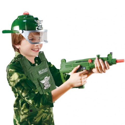 DUŻY XXL ZESTAW WOJSKOWY KAMIZELKA KASK KARABIN PISTOLET LORNETKA GRANAT DUŻY XXL ZESTAW WOJSKOWY KAMIZELKA KASK KARABIN PISTOLET LORNETKA GRANAT