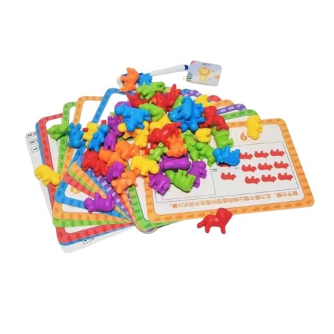 DUŻY ZESTAW EDUKACYJNY NAUKA LICZENIA KOLORÓW GRA MONTESSORI SORTER karty DUŻY ZESTAW EDUKACYJNY NAUKA LICZENIA KOLORÓW GRA MONTESSORI SORTER karty