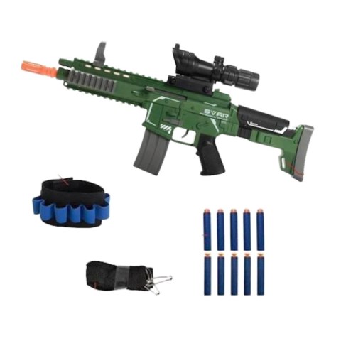 DUŻY ZESTAW WOJSKOWY BROŃ KARABIN 50 cm PISTOLET NABOJE PAS ZABAWA W ARMIE DUŻY ZESTAW WOJSKOWY BROŃ KARABIN 50 cm PISTOLET NABOJE PAS ZABAWA W ARMIE