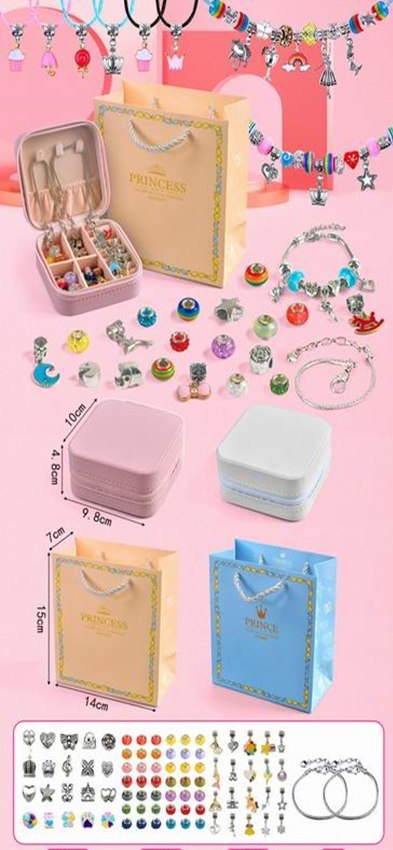 ZESTAW DO ROBIENIA BIŻUTERII BRANSOLETEK DIY CHARMS BEADS KORALIKI PREZENT ZESTAW DO ROBIENIA BIŻUTERII BRANSOLETEK DIY CHARMS BEADS KORALIKI PREZENT
