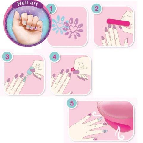 ZESTAW DO STYLIZACJI PAZNOKCI DLA DZIECI LAKIERY BROKATY MAKEUP SUSZARKA ZESTAW DO STYLIZACJI PAZNOKCI DLA DZIECI LAKIERY BROKATY MAKEUP SUSZARKA