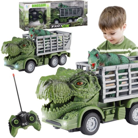 AUTO CIĘŻARÓWKA DINOZAUR ZDALNIE STEROWANY NA PILOT ŚWIATŁO RC TREX FIGURKA AUTO CIĘŻARÓWKA DINOZAUR ZDALNIE STEROWANY NA PILOT ŚWIATŁO RC TREX FIGURKA