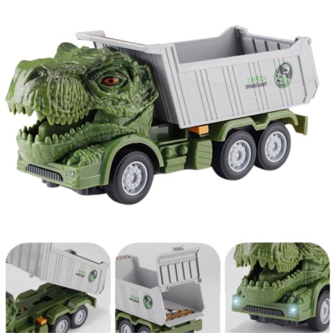 AUTO WYWROTKA DINOZAUR ZDALNIE STEROWANA NA PILOT RC MASZYNA BUDOWLANA LED AUTO WYWROTKA DINOZAUR ZDALNIE STEROWANA NA PILOT RC MASZYNA BUDOWLANA LED