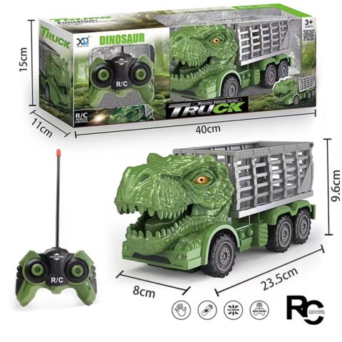 CIĘŻARÓWKA DINOZAUR ZDALNIE STEROWANY PILOTEM OTWIERANA KLAPA PILOT LED RC CIĘŻARÓWKA DINOZAUR ZDALNIE STEROWANY PILOTEM OTWIERANA KLAPA PILOT LED RC