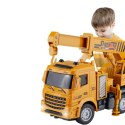 CIĘŻARÓWKA ZDALNIE STEROWANA PILOTEM Z KABINĄ DŹWIGIEM ŚWIATŁO PILOT 6 KÓŁ