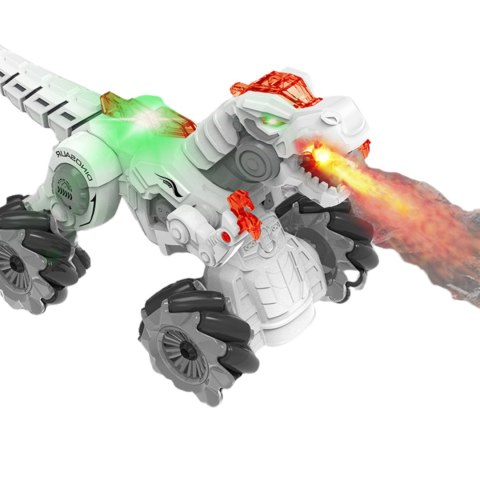 DINOZAUR SMOK ROBOT ZDALNIE STEROWANY ŚWIATŁO DŻWIĘK CHODZI PARA DYM RYCZY DINOZAUR SMOK ROBOT ZDALNIE STEROWANY ŚWIATŁO DŻWIĘK CHODZI PARA DYM RYCZY