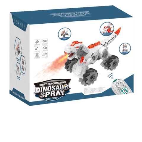 DINOZAUR SMOK ROBOT ZDALNIE STEROWANY ŚWIATŁO DŻWIĘK CHODZI PARA DYM RYCZY DINOZAUR SMOK ROBOT ZDALNIE STEROWANY ŚWIATŁO DŻWIĘK CHODZI PARA DYM RYCZY
