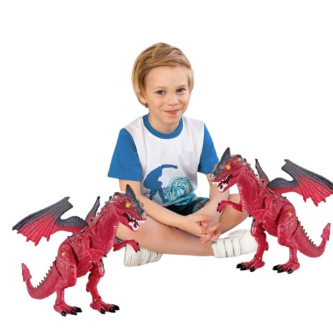 DINOZAUR SMOK ZDALNIE STEROWANY RC ŚWIATŁO DŻWIĘK CHODZI RYCZY ŚWIECI DUŻY DINOZAUR SMOK ZDALNIE STEROWANY RC ŚWIATŁO DŻWIĘK CHODZI RYCZY ŚWIECI DUŻY
