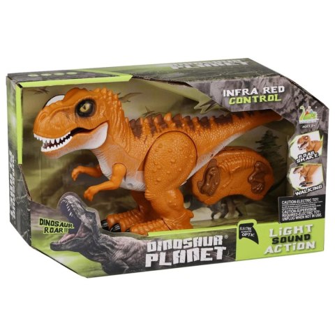 DINOZAUR ZDALNIE STEROWANY ŚWIATŁO DŻWIĘK ZESTAW Z PILOTEM RC RYCZY CHODZI DINOZAUR ZDALNIE STEROWANY ŚWIATŁO DŻWIĘK ZESTAW Z PILOTEM RC RYCZY CHODZI