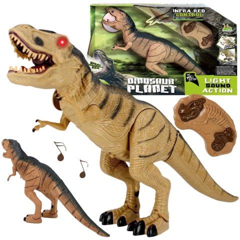 DINOZAUR ZDALNIE STEROWANY ŚWIECĄCE OCZY DŻWIĘK ŚWIATŁO CHODZI RYCZY DUŻY DINOZAUR ZDALNIE STEROWANY ŚWIECĄCE OCZY DŻWIĘK ŚWIATŁO CHODZI RYCZY DUŻY
