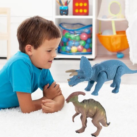 DUŻY ZESTAW 4 FIGUREK DINOZAURÓW 2 DRZEWKA ŚWIATŁO DŻWIĘK DINOZAURY DINO DUŻY ZESTAW 4 FIGUREK DINOZAURÓW 2 DRZEWKA ŚWIATŁO DŻWIĘK DINOZAURY DINO