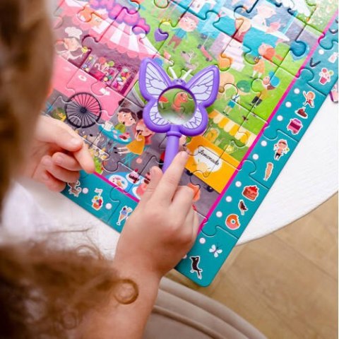 GRA EDUKACYJNA PUZZLE DETEKTYW CUKIERKOWA WRÓŻKA LUPA ROTER KAFER GRA EDUKACYJNA PUZZLE DETEKTYW CUKIERKOWA WRÓŻKA LUPA ROTER KAFER