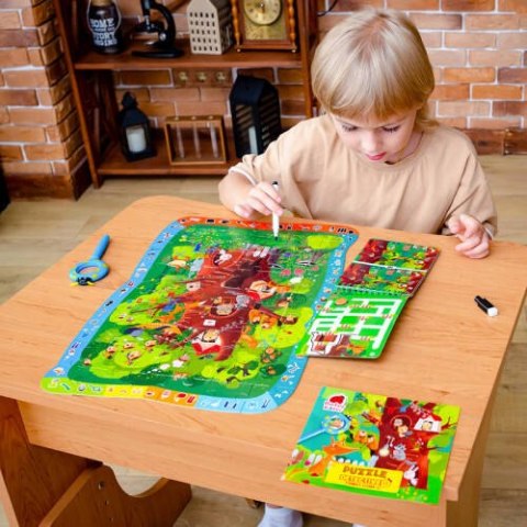 GRA EDUKACYJNA PUZZLE DETEKTYW LEŚNA PRZYGODA ZWIERZĘTA LUPA ROTER KAFER GRA EDUKACYJNA PUZZLE DETEKTYW LEŚNA PRZYGODA ZWIERZĘTA LUPA ROTER KAFER