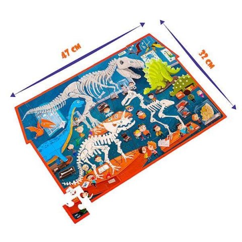 GRA EDUKACYJNA PUZZLE DETEKTYW MUZEUM DINOZAURÓW LUPA ROTER KAFER GRA EDUKACYJNA PUZZLE DETEKTYW MUZEUM DINOZAURÓW LUPA ROTER KAFER