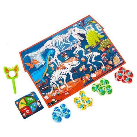 GRA EDUKACYJNA PUZZLE DETEKTYW MUZEUM DINOZAURÓW LUPA ROTER KAFER GRA EDUKACYJNA PUZZLE DETEKTYW MUZEUM DINOZAURÓW LUPA ROTER KAFER