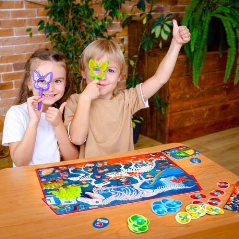 GRA EDUKACYJNA PUZZLE DETEKTYW MUZEUM DINOZAURÓW LUPA ROTER KAFER GRA EDUKACYJNA PUZZLE DETEKTYW MUZEUM DINOZAURÓW LUPA ROTER KAFER