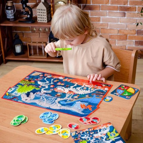 GRA EDUKACYJNA PUZZLE DETEKTYW MUZEUM DINOZAURÓW LUPA ROTER KAFER GRA EDUKACYJNA PUZZLE DETEKTYW MUZEUM DINOZAURÓW LUPA ROTER KAFER