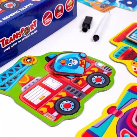 GRA EDUKACYJNA Z RZEPAMI TRANSPORT RUCHOME ELEMENTY ZADANIA ROTER KAFER GRA EDUKACYJNA Z RZEPAMI TRANSPORT RUCHOME ELEMENTY ZADANIA ROTER KAFER
