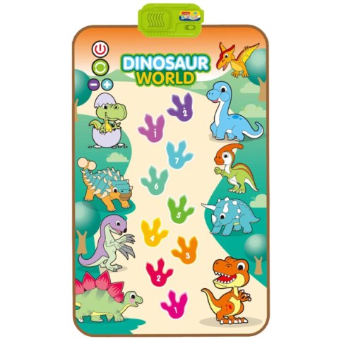 MUZYCZNA MATA TANECZNA INTERAKTYWNA EDUKACYJNA DINOZAURY DŹWIĘK MELODIE MUZYCZNA MATA TANECZNA INTERAKTYWNA EDUKACYJNA DINOZAURY DŹWIĘK MELODIE