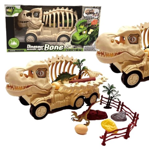ZESTAW SZKIELET DINOZAURA INTERAKTYWNY TRANSPORTER FIGURKI DINOZAURÓW ZESTAW SZKIELET DINOZAURA INTERAKTYWNY TRANSPORTER FIGURKI DINOZAURÓW